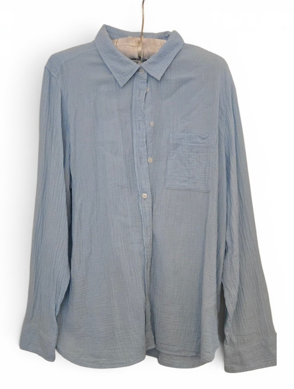 J. Crew Light Blue Woman's Casual Button-Down Shirt
